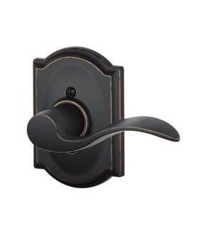 F170acc716camrh Schlage Accent Dummy Door Lever Camelot Trim Right Handed F170 Acc 716 Cam