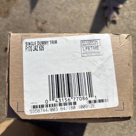 F170jaz626 Schlage F170 Jaz 626 Jazz Design Single One-sided Dummy Door Lever New