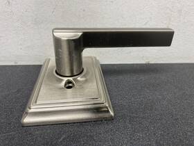 F170lat619add Schlage Latitude Dummy Lever With Addison Trim - Satin Nickel