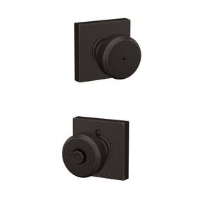 F40bwe716col Schlage F40 Bwe 716 Col Bowery Knob With Collins Trim Bed And Bath Privacy Door
