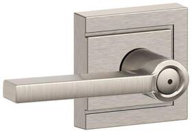 F40lat619uld Schlage F40-lat-uld Latitude Privacy Door Lever Set - Nickel