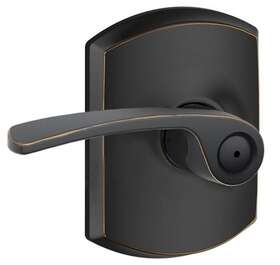 F40mer716grw Schlage F40-mer-grw Merano Privacy Door Lever Set - Bronze