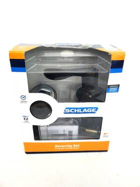 F51aacc619 Schlage Accent Single Cylinder Keyed Entry Door Lever Set Open Box