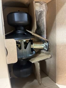 F51abwe622 Schlage F51a Bwe 622 Bowery Door Knob Keyed Entry Lock Matte Black