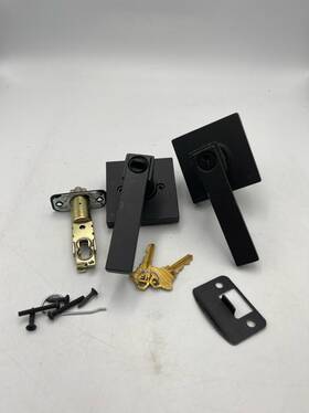F51anbk622col Schlage F51a Nbk 622 Col Northbrook Lever Matte Black