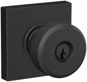 F51aswa622col Schlage F51a-swa-col Custom Swanson Passage Or Privacy Door Knob - Black