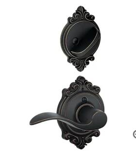 F59-acc-716-brk-rh Schlage F59acc716brkrh Flair Right Handed Single Cylinder Interior Pack Only