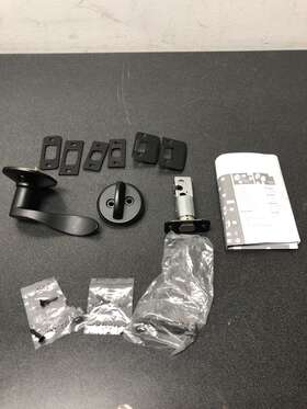 F59acc622rh Schlage Accent Single Cylinder Interior Pack - Matte Black Handleset Sold Separ