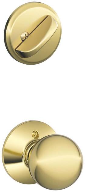 F59orb605 Schlage F59-orb Orbit Single Cylinder Interior Pack - Exterior Brass