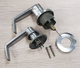 S605-310 Schlage F605-125 Used - S Series Saturn Lever Commercial Door Hardware