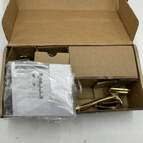 F62cam609acclh Schlage Camelot Handleset Keyed 2-sides Antique Brass