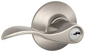 F80acc619lh Schlage F80-acc-lh Accent Left Handed Single Cylinder Keyed Entry - Nickel