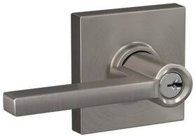 F80lat619col Schlage F80-lat-col Latitude Single Cylinder Keyed Entry - Nickel
