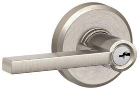 F80lat619gsn Schlage F80-lat-gsn Latitude Single Cylinder Keyed Entry - Nickel