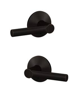 Fc172brw622kin Schlage Fc172-brw-kin Custom Broadway Non-turning Two-sided Dummy Black 1 3/4 Dr