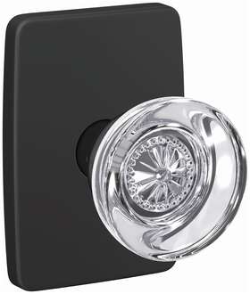 Fc21hob622gee Schlage Fc21-hob-gee Custom Hobson Passage Or Privacy Door Knob - Black