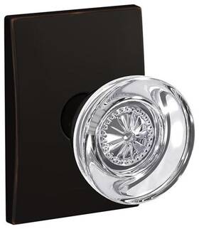 Fc21hob716cen Schlage Fc21-hob-cen Custom Hobson Passage And Privacy Door Knob - Bronze