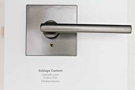 Fc21lat530col Schlage Custom Combined Interior Latitude Lever Collins Black #8pv