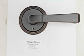 Fc21rvt716ind Schlage Custom Combined Interior Rivington Lever Indy Bronze #8pp