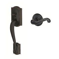 Fe285-cam-fla-lh Schlage Fe285cam716flalh Camelot Lower Handleset For - Bronze