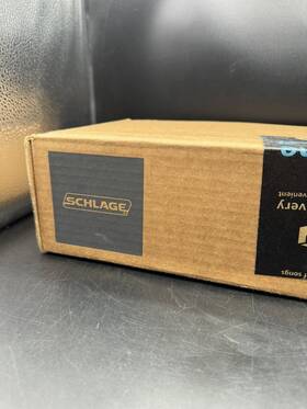 Fe285-cen-lat-col Schlage Fe285cen622latcol Century Lower Half Handleset For - Black