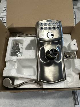 Fe575cam619acc Schlage Fe575 Cam 619acc Camelot Keypad Lock And Accent Lever Electronic Keyless