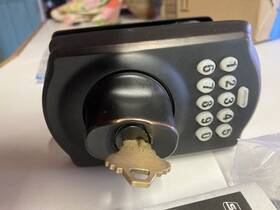 Fe595-cam-622-geo Schlage Fe595-cam-geo Camelot Keypad Entry - Black