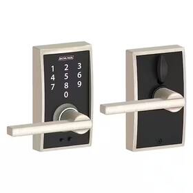 Fe695cen619lat Schlage Satin Nickel Door Lock