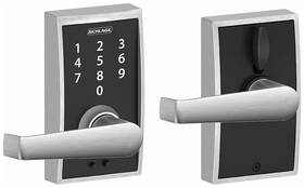 Fe695cen626ela Schlage Fe695-cen-ela Chrome Century Touch Entry Leverset With Elan Lever