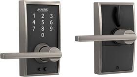 Fe695cen716lat Schlage Fe695 Cen 619 Lat Touch Century Lock With Latitude Lever In Satin Nickel