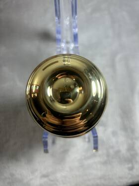 Geo605 Schlage Georgian Passage Latch Door Knob Polished Brass Nos
