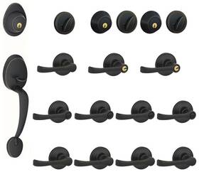 J400bar716tor Schlage J400-bar-tor Barcelona Complete House Door Hardware - Bronze