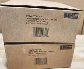 J40brw622col Schlage Qty 2 J40 Brw 622 Col Broadway Privacy Door Lever Sets