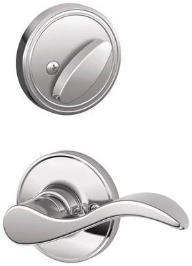 Jh59sev625lh Schlage Jh59-sev-lh Left Handed Single Cylinder Keyed Entry - Chrome