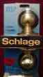 F40nv Schlage Knob Bed Bright Bath Door Ball Brass