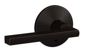 L0170-lat-622 Schlage L0170 Lattitude Matte Black Commercial Grade Dummy Lever Trim