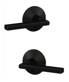 L0172-lat-622 Schlage Full Size L-series Commercial Grade Pair Dummy Lever Trim