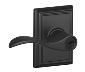 622add Schlage Lever Addison Trim Keyed Entry Lock Matte Black F51a Acc No Keys