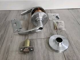 Nd96ld Schlage Ath 626 Brushed Finish Commercial Lock Door Handle No Core Or Key