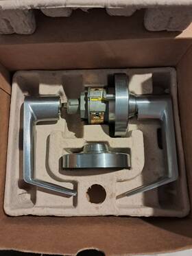 P517-381 Schlage Nd40s Rho Rhodes Privacy Lever Lock