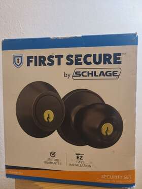 Pc60rby630 Schlage First Secure By Security Set With Keys