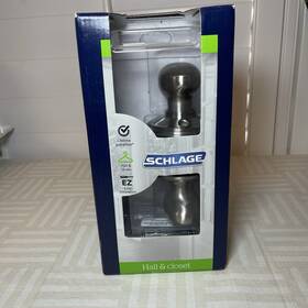 Schlage Plymooth 043156782062 Siena Nickel Hall And Closet Door Knob