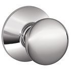 Schlage Plymouth Knob Set F10 Ply Polished Chrome 043156420940 Schlage Plymouth Knob Set F10 Ply Polished Chrome 043156420940