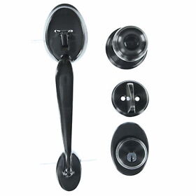 F60plyxgeo620 Schlage Plymouth Single Cylinder Handleset And Georgian Knob F60 Ply 620 Open Box