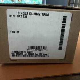 S170-sat-626 Schlage Door Lever Dummy Trim Satin Chrome S170 Saturn And Rossette Commercial