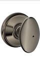 F40vsie620 Schlage Siena Knob Pewter Privacy Antique
