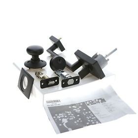 Schlage Single Cylinder Handle And Knob F60 Cen 716 Aged Bronze Open Box
