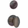 Schlage Traditional Oil-rubbed Bronze Single Cylinder Knob Entry Door Interior Handle 0043156237340