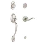 Sclage Schlage Camelot Lh Dummy Handle In Satin Nickel 043156166787