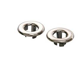 C5dz-6221999-c Scott Drake 1965-1973 Door Lock Knob Grommets Chrome Pair